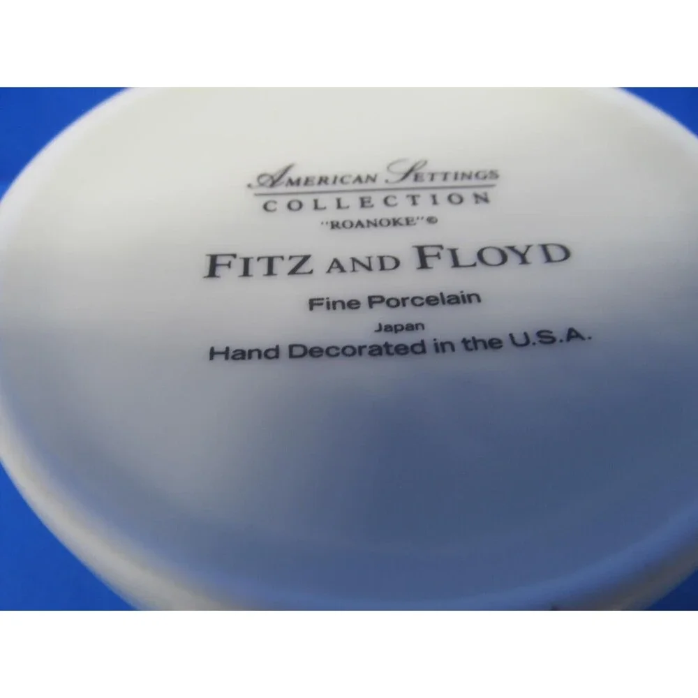 Fitz And Floyd Roanoke American Settings Collection Cup And Saucer